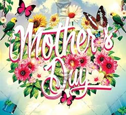 母亲节海报/传单模板：Mothers Day – Premium Flyer Template + Facebook
